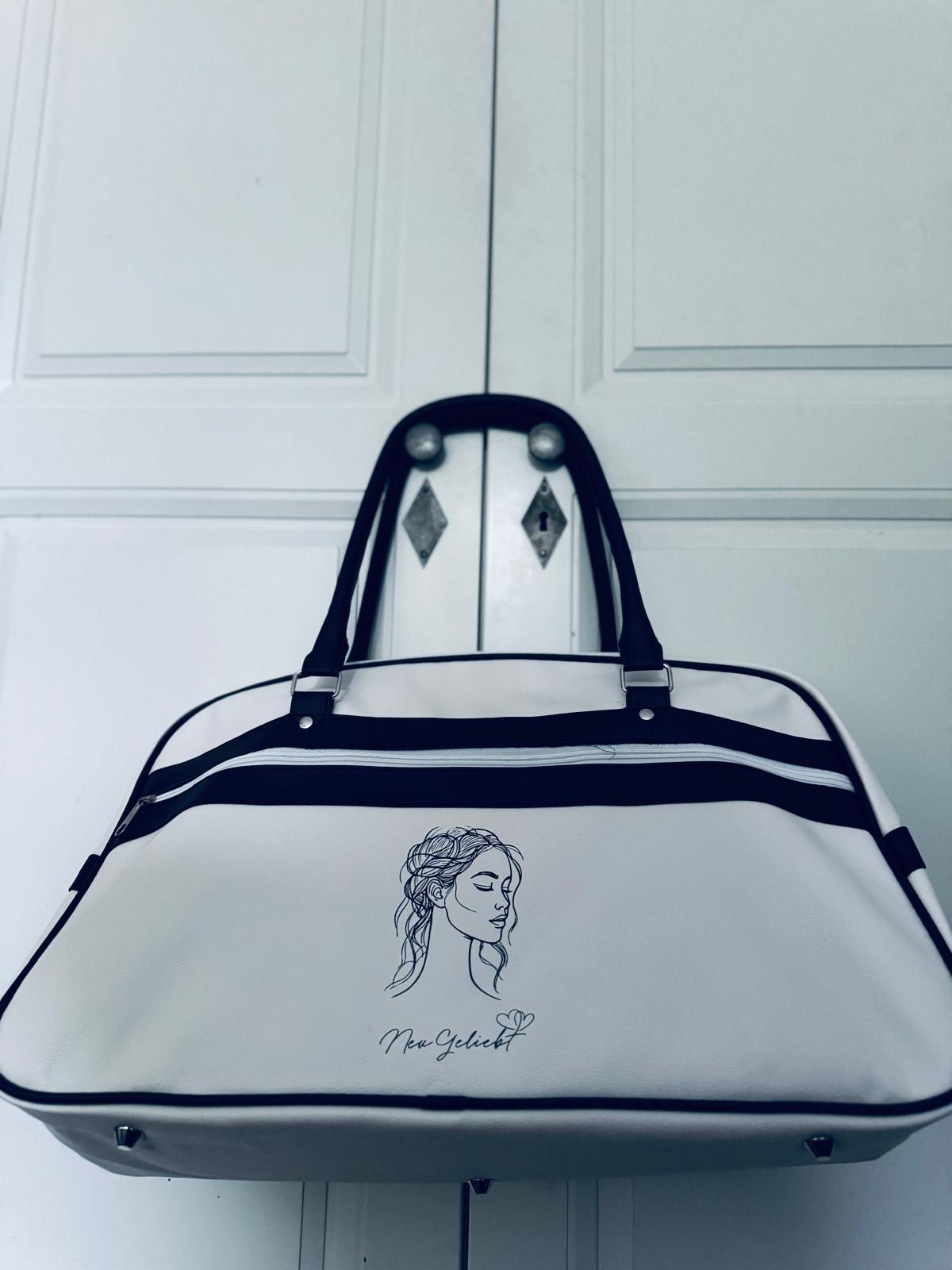 Bowling Bag „Happy Weekend“ im Retro-Stil