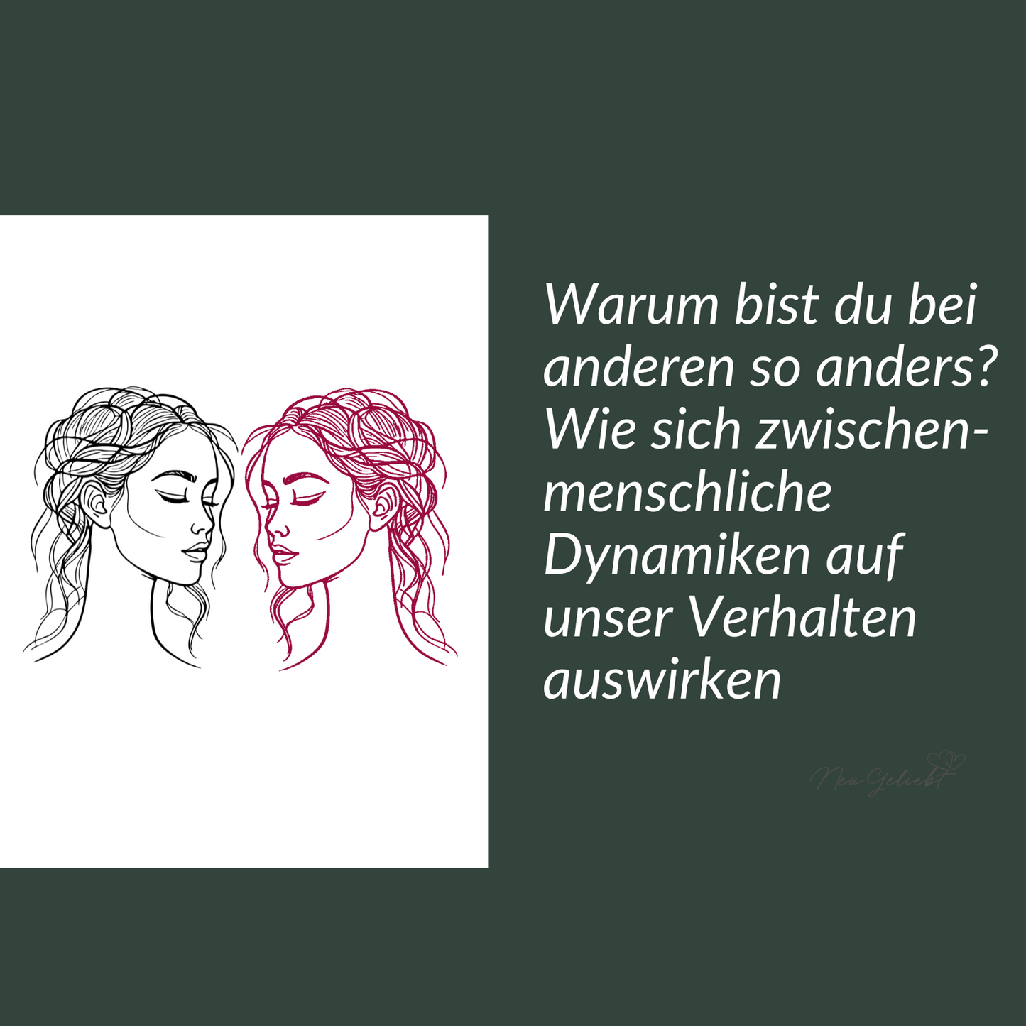 Warum bist du bei anderen so anders? Wie sich zwischen- menschliche Dynamiken auf unser Verhalten auswirken - 43 Seiten